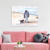 Toile Promenade du chien - 05 (Insitu(Salon))