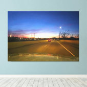 Toile Promenade du coucher de soleil (Insitu (Plancher de Bois))