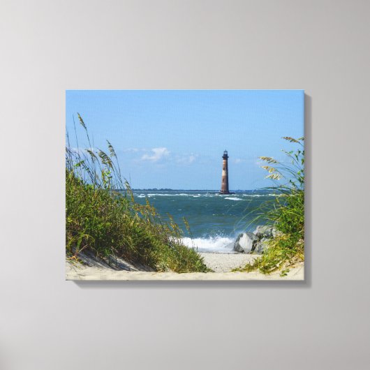 Toile Promenade du phare de Morris Island (Recto)