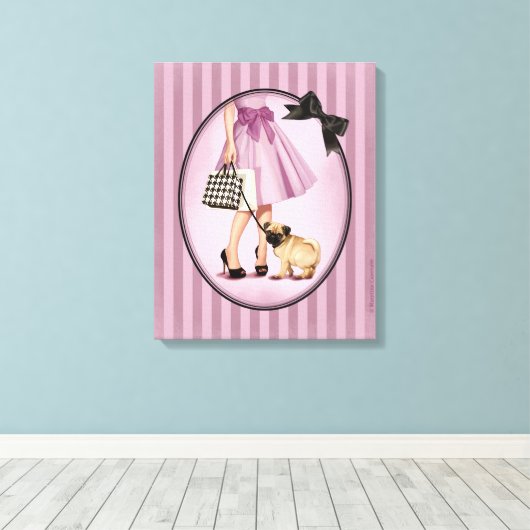 Toile Promenade élégante (Insitu (Plancher de Bois))