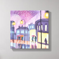 Promenade Lofi Pluvieuse | Aquarelle Lumières Colo