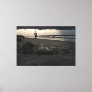 Toile Promenade Sur La Plage