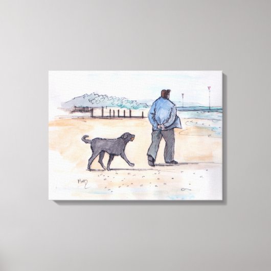 Toile promener le chien - 07 (Recto)