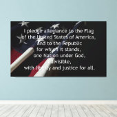 Toile Promesse d'allégeance (Insitu (Plancher de Bois))