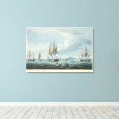 Toile Prométhée et le Melpomène dans le golfe de Riga (Insitu (Plancher de Bois))