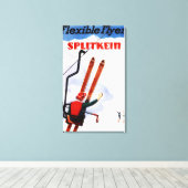 Toile Promo Flexible Flyer Splitkein Skis En Bois (Insitu (Plancher de Bois))