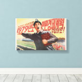 Toile Propagande nord-coréenne de 1979 (Insitu (Plancher de Bois))