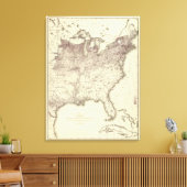 Toile Proportion de la population étrangère 1870 (Insitu(Salon))