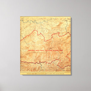 Toile Proposition pour le parc national des Great Smoky 
