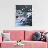 Toile Protégé par le soleil de mi-matinée (Insitu(Salon))