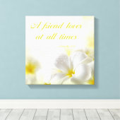 Toile Proverbes 17:17 | Citation Verse De La Bible (Insitu (Plancher de Bois))