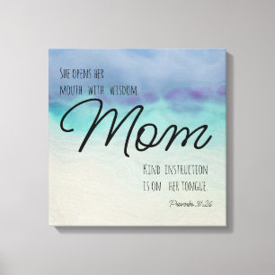 Toile Proverbes 31 Maman