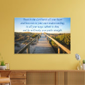 Toile Proverbes 3:5-6 (Insitu(Salon))