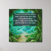 Toile Proverbes 3:5-6 (Recto)