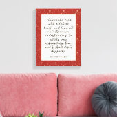 Toile Proverbes 3:5-6 KJV Bible Verbe Image (Insitu(Salon))