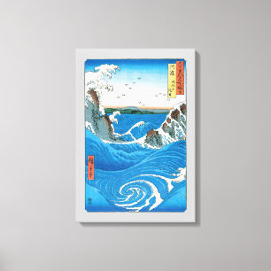 Toile Province d'Awa, Tourbillons de Naruto par Ando Hir