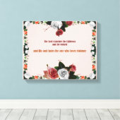 Toile Psalm 11:5, No Violence (Insitu (Plancher de Bois))