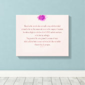 Toile Psalm 1, Flower, (Insitu (Plancher de Bois))