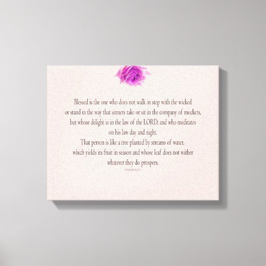 Toile Psalm 1, Flower, (Recto)