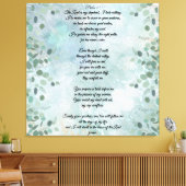 Toile Psalm 23 Celestial Blue Abstract (Insitu(Salon))