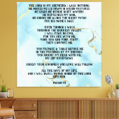 Toile Psalm 23 Celestial Blue Abstract  (Insitu(Salon))