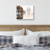 Toile Psaume 118:6 Seigneur est de mon côté Je ne crains (Insitu(Chambre))