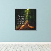 Toile Psaume 119:105 (Insitu (Plancher de Bois))