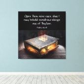 Toile Psaume 119:18 (Insitu (Plancher de Bois))