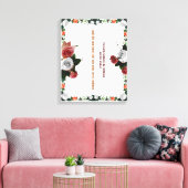 Toile Psaume 11:5, No Violence (Insitu(Salon))