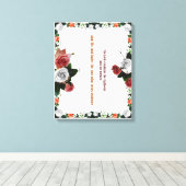 Toile Psaume 11:5, No Violence (Insitu (Plancher de Bois))