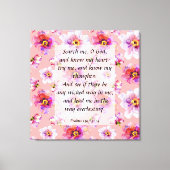 Toile Psaume 139:23-24 Imprimer (Recto)