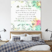 Toile Psaume 147:7-9 (Insitu(Chambre))