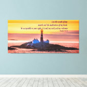 Toile Psaume 19:14 Que les paroles de ma bouche et de la (Insitu (Plancher de Bois))