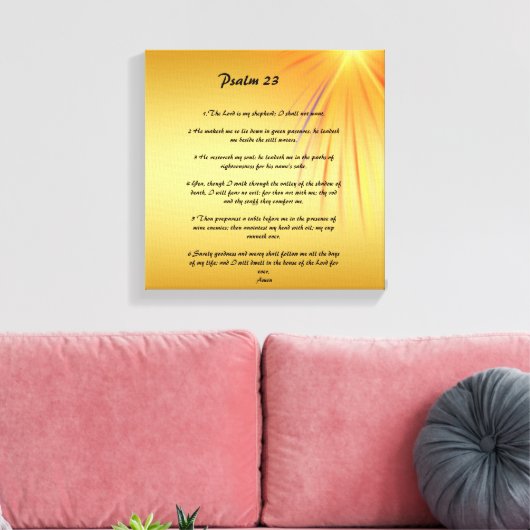 Toile Psaume 23 (Insitu(Salon))