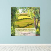 Toile Psaume 23:1-3 (Insitu (Plancher de Bois))