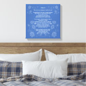 Toile Psaume 23 KJV, (Insitu(Chambre))