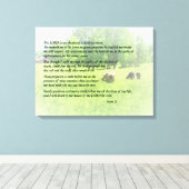 Toile Psaume 23 Le Seigneur Est Mon Berger (Insitu (Plancher de Bois))