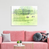 Toile Psaume 23 Le Seigneur Est Mon Berger (Insitu(Salon))