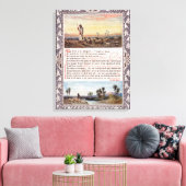 Toile Psaume 23 Vintage (Insitu(Salon))