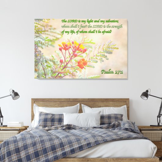 Toile Psaume 27 (Insitu(Chambre))