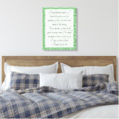 Toile Psaume 27:13-14 (Insitu(Chambre))