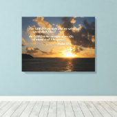 Toile Psaume 27 1 Le Seigneur Est Ma Lumière (Insitu (Plancher de Bois))