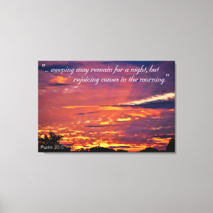 Toile Psaume 30:5 Canvas Art