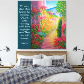 Toile Psaume 5:3 (Insitu(Chambre))