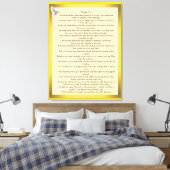 Toile Psaume 91 (Insitu(Chambre))