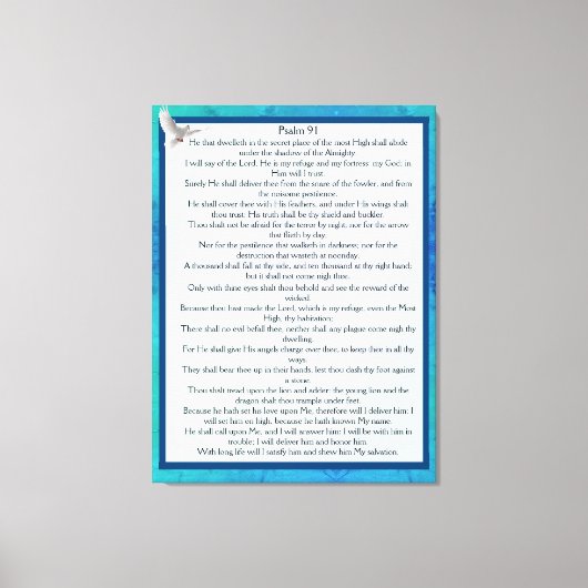 Toile Psaume 91 (Recto)