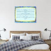 Toile Psaume 91:1-7 (Insitu(Chambre))