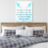 Toile Psaume 91:4 (Insitu(Chambre))