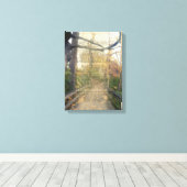 Toile Psaume 91 Forêt Photo Bible chrétienne Verse Wall (Insitu (Plancher de Bois))