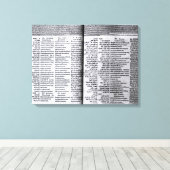 Toile Psaume de David : Psalterim Octaplums, 1516 (Insitu (Plancher de Bois))